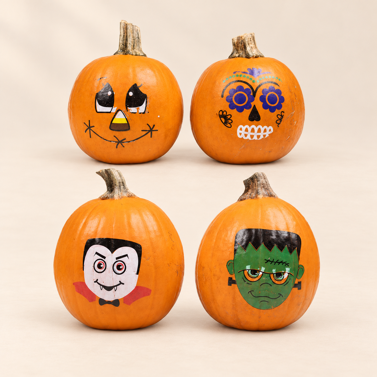 Painted face Pumpkin