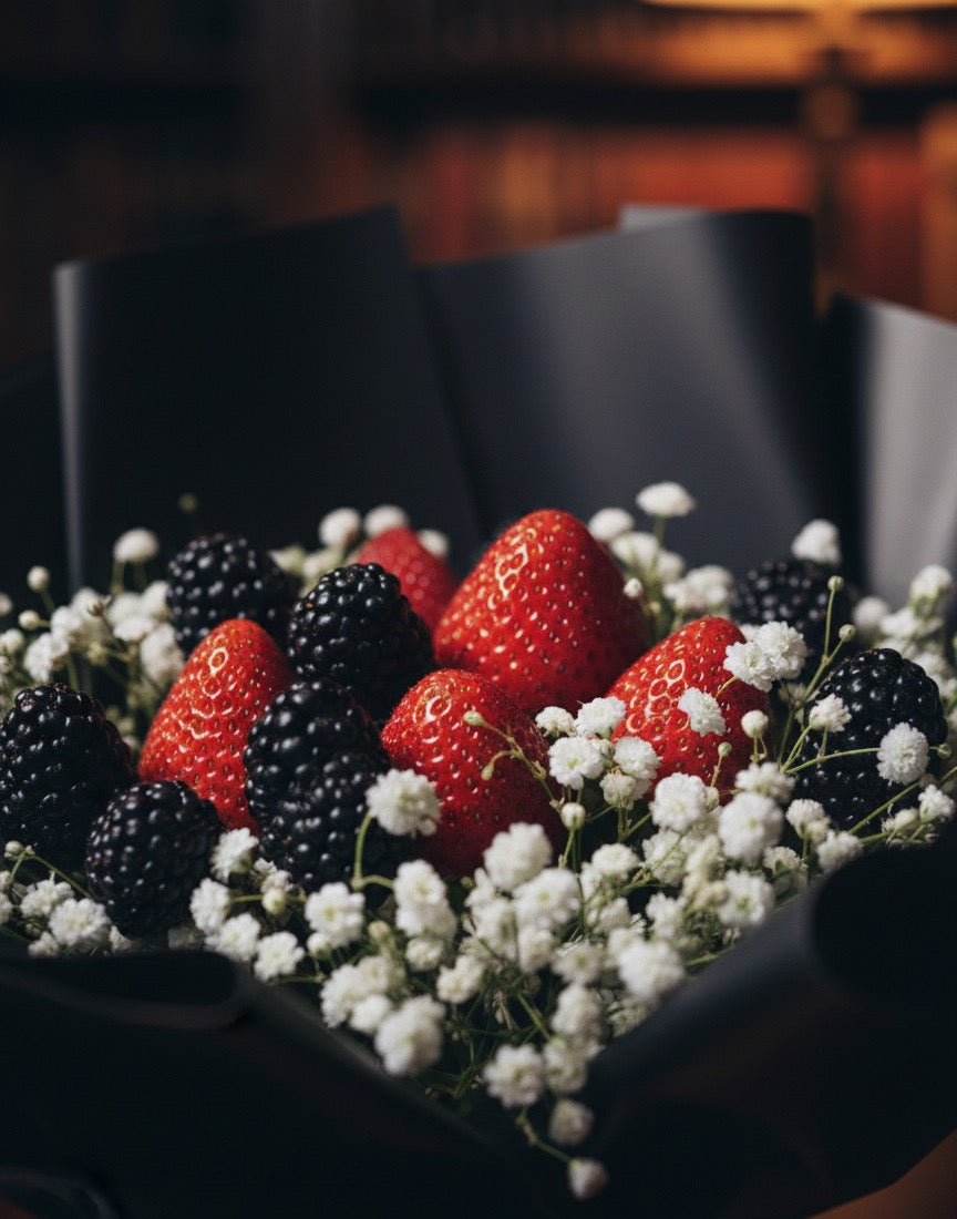 Premium berry fruit bouquet for same-day gift delivery in Dubai