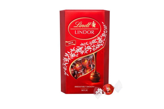 Lindt Lindor Milk Truffles Balls Cornet, 200g