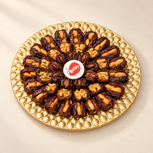 Premium Stuffed Dates with Nuts & Chocolate Platter