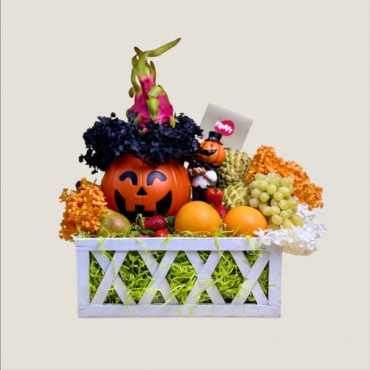 Spooky & Sweet Halloween Fruit Basket