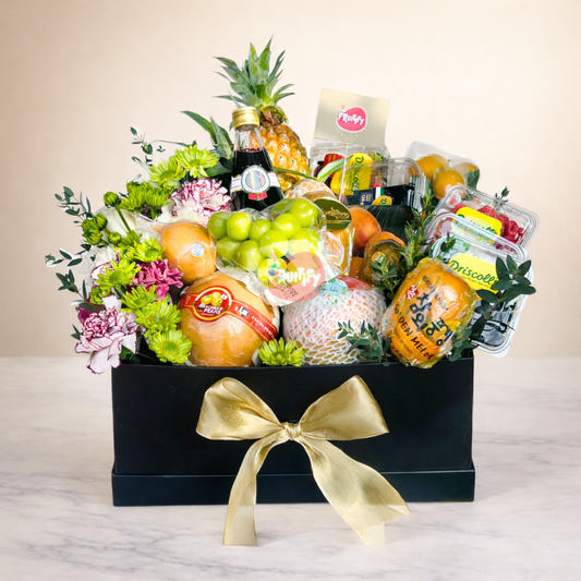 Premium Exotic Fruit and Fresh Flowers With Vimto