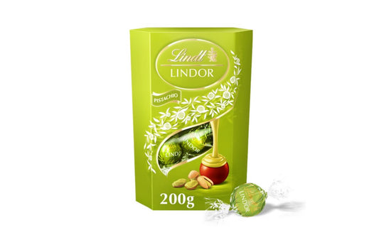 Lindt Lindor Pistachio Truffles Cornet 200g