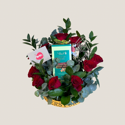 Bouquet of Dubai Chocolate and Roses