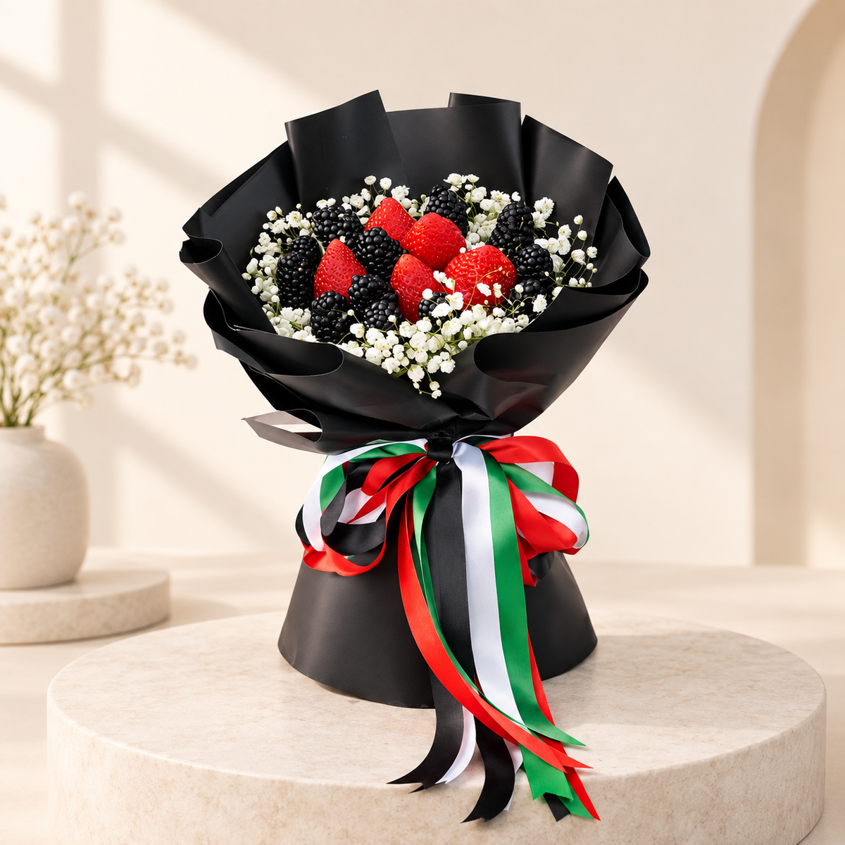 Elegant Mixed Berry Fruit Bouquet