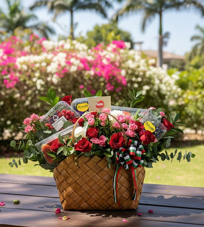 UAE National Day Theme Bag of Flowers and Berries