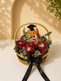 graduation apple basket