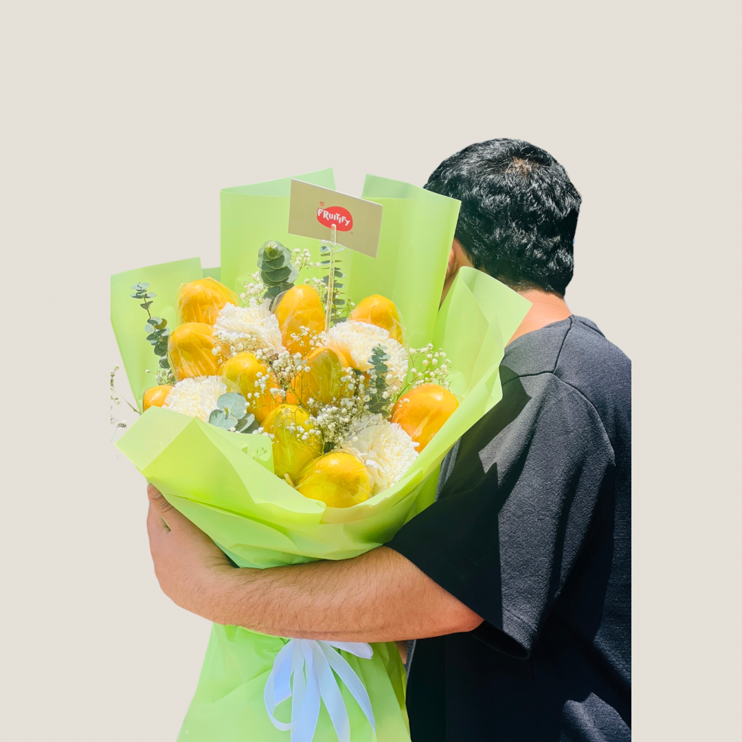 golden sunshine mango bouquet