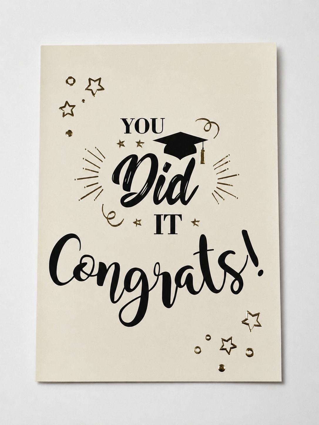 The Golden Milestone Card